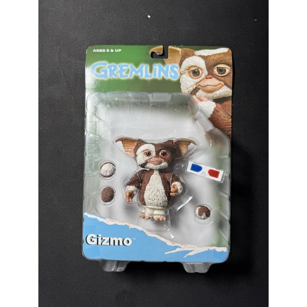 NECA Reel toys Gremlins Gizmo Action Figure 3D Glasses NIB